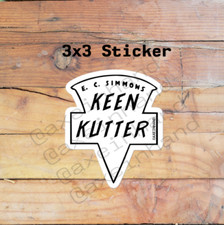Vintage Authentic Replica KEEN KUTTER Axe Sticker 