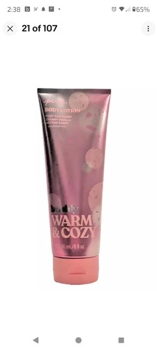 Victoria's Secret Pink Bubbly Warm & Cozy Fragrance Body Lotion 8 oz New