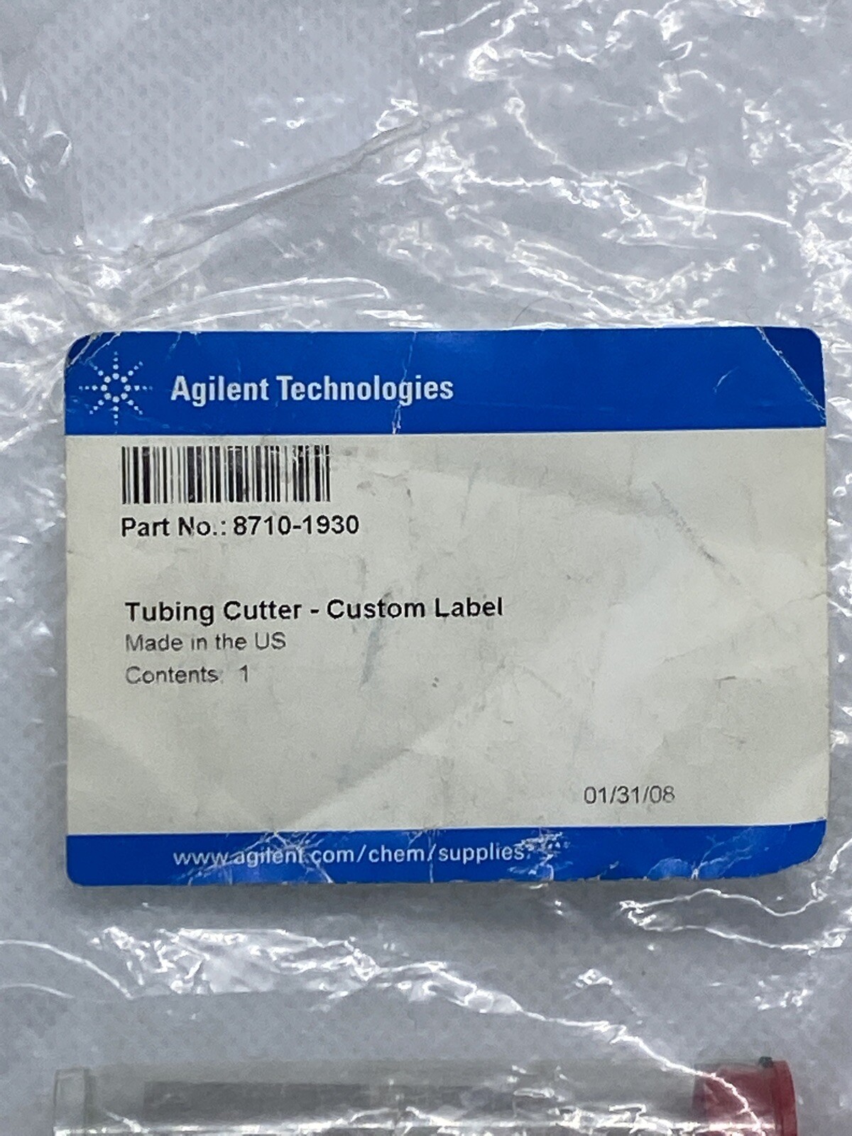 Replacment blades for Agilent Tubing cutter, for plastic PEEK tubing