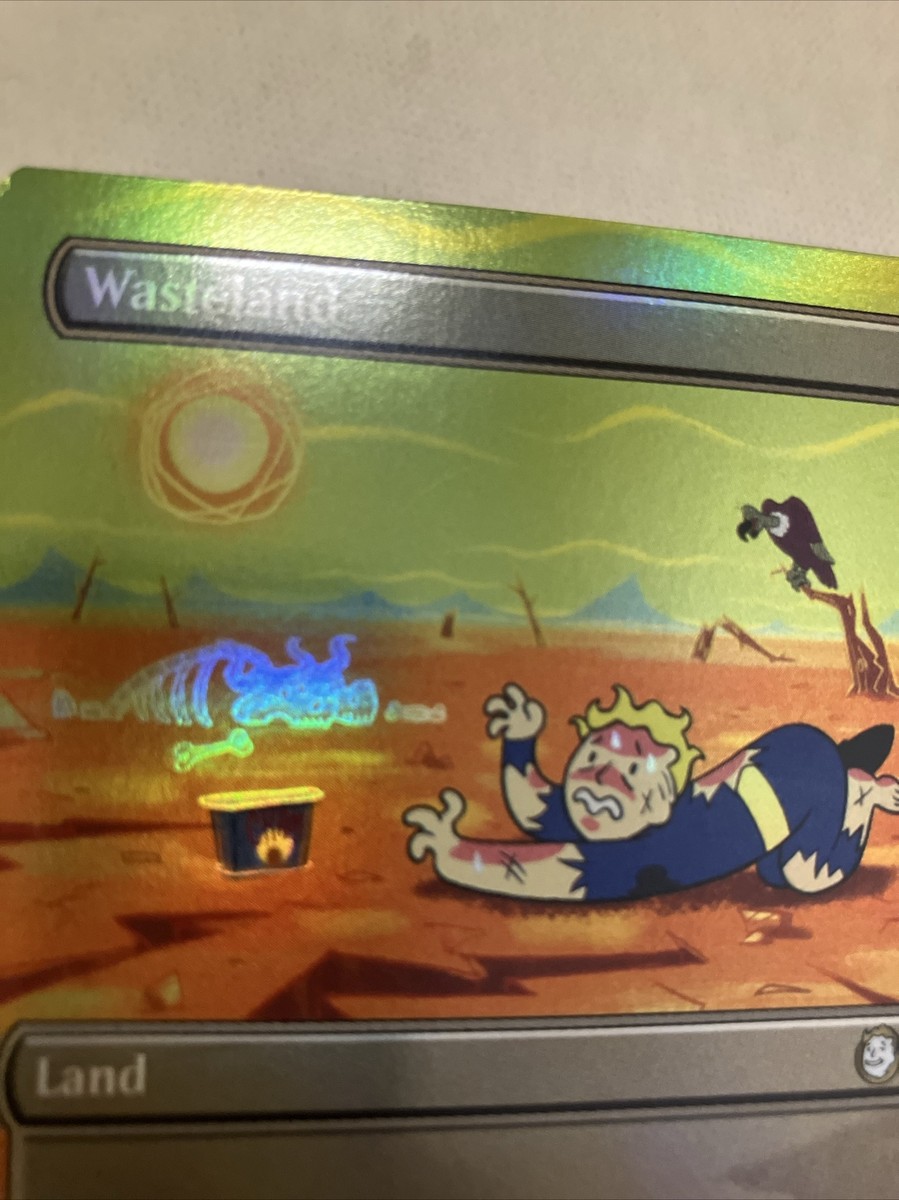 マジック：ザ・ギャザリング MTG Wasteland FOIL MTG - Wasteland FOIL (Borderless) - Universes Beyond