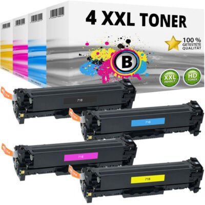 4x XXL TONER Kartusche für Canon 718 i-Sensys MF 724CDW 728CDW 729CX MF 8330CDN