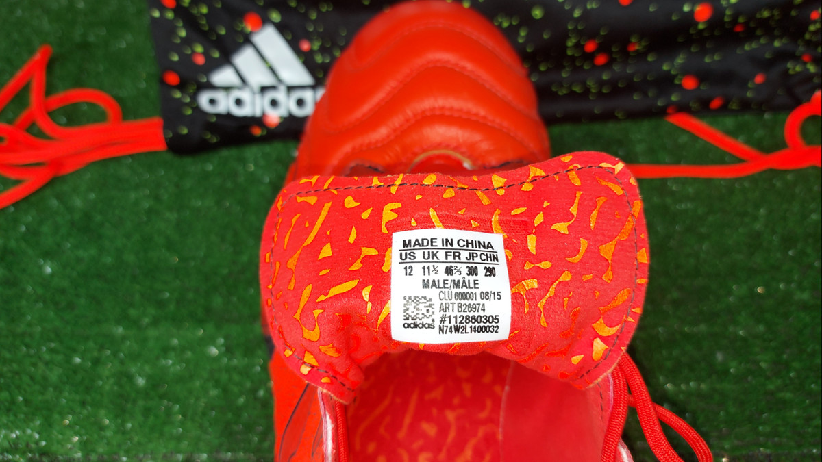 Adidas X 15.1 Leather SG B26974 Orange Rare boots mens Cleats  