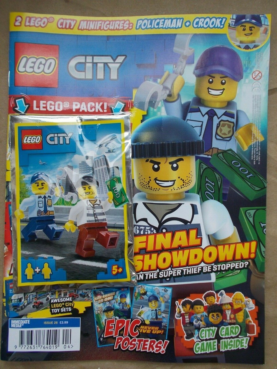 LEGO MAGAZINE 26 CITY SPECIAL EDITION 26, MINIFIGS POLICEMAN COP