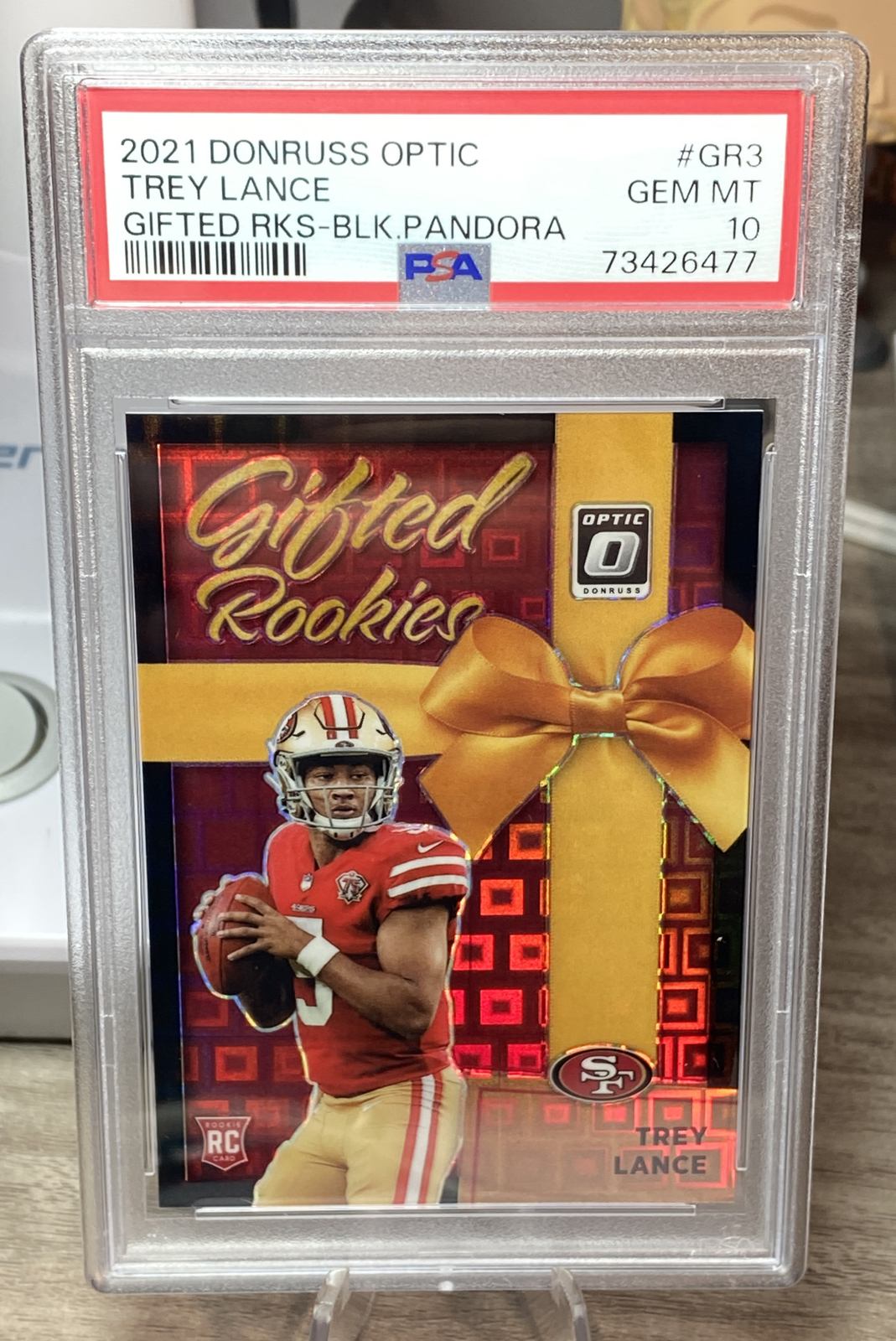 Trey Lance Panini Donruss Optic Gifted Rookies #GR3 Base