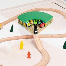 Casetta del treno in legno Capannone del treno in legno per bambini dai 3