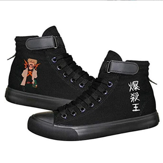 My Hero Academia Zapatos de Lona Alta Informales Tenis Pareja Foto 3 de 4