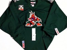 NWT-PRO-56G BLANK GOALIE CUT PHOENIX COYOTES 25th CCM/MASKA AUTHENTIC JERSEY