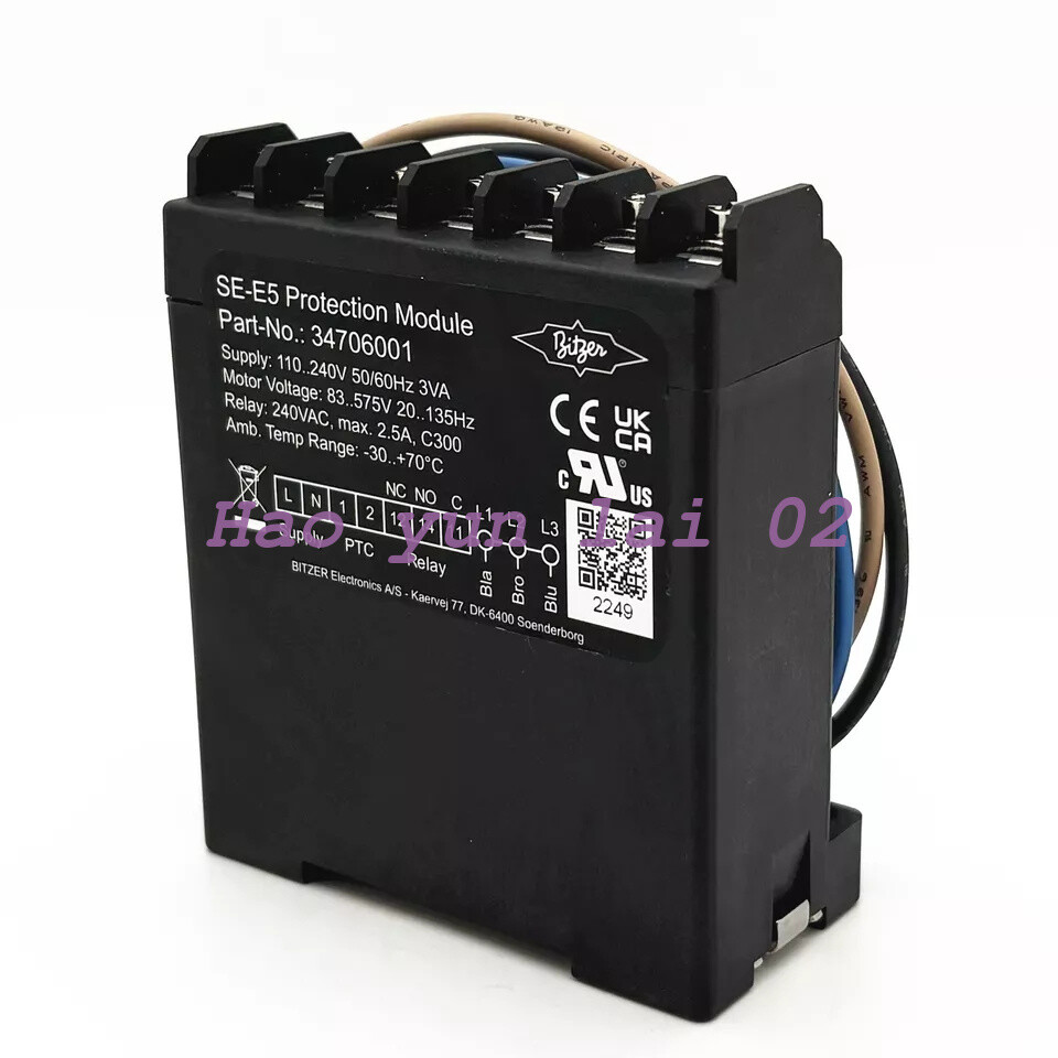Be-Beページ 1PCS for BITZER Motor Protection Module SE-E5 Bitzer Part-no
