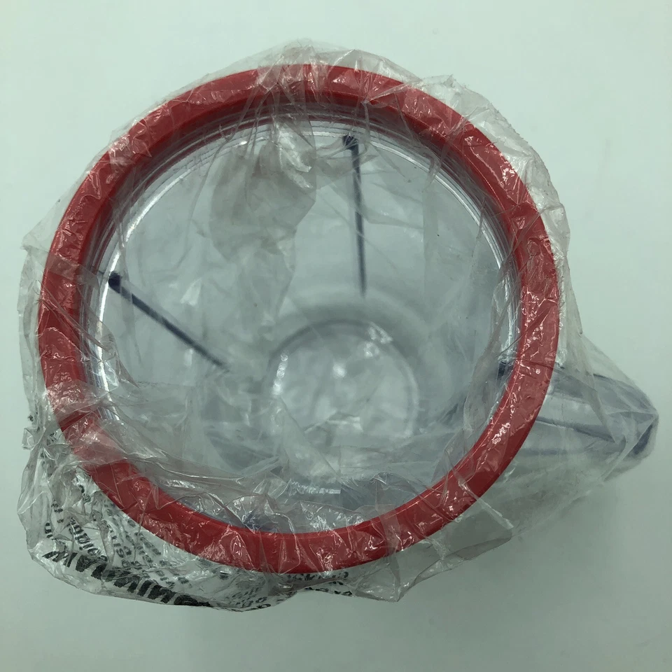 Magic Bullet Large 16oz Handled Cup Red Sipper Lid Rim Ring - Image 2 of 4