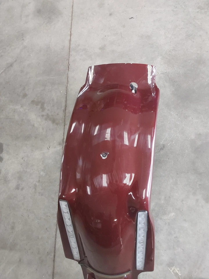 Harley-Davidson Road King 2008 2007-2011 guardabarros trasero estirado de fibra de vidrio FLHRC Foto 2 de 4