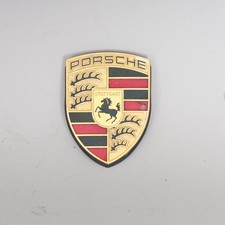 Porsche 911 Boxster Cayenne Hood Emblem Crest Badge Oem 99655921100 Porsche 911 Boxster Cayenne Hood Emblem Crest Badge Oem 99655921100