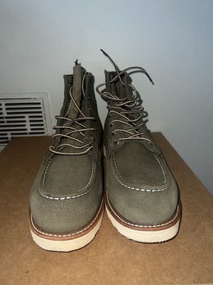 Red Wing Heritage 8857 LODEN Abilene Leather Green Moc Toe Boots Size 10D