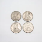 1850-1855 50C Seated Liberty Half Dollar United States Lot of 4 No Reserve C-241