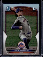Zach Thornton 2023 Bowman Draft Chrome #BDC-187 Refractor Qty Available