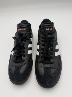 adidas Samba Men's Classic Soccer Indoor Athletic Shoes 9 Black White