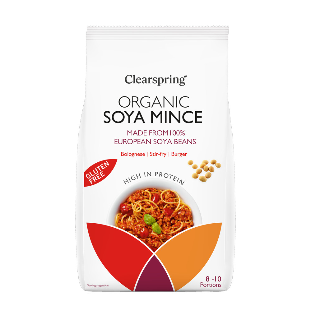 Clearspring Organic Soya Mince 250g High Protein Vegan