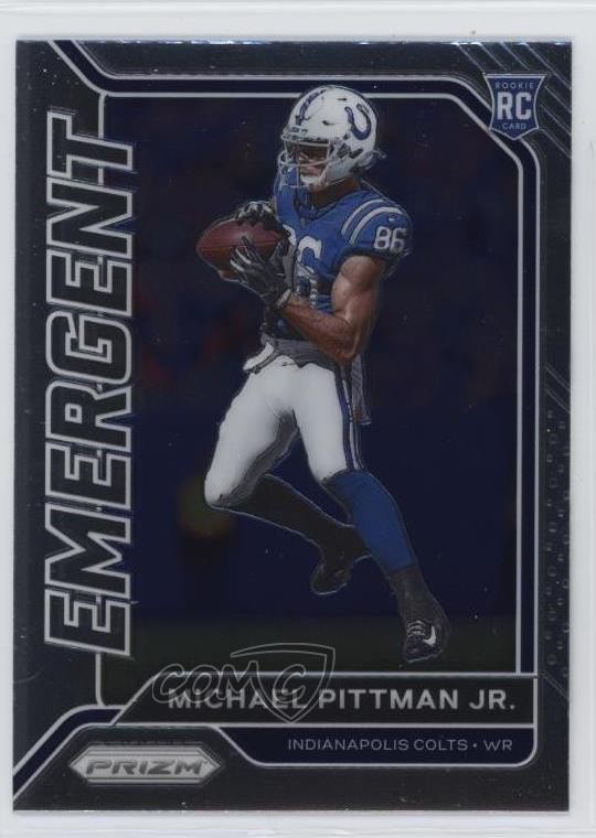 2020 Panini Prizm Emergent Michael Pittman Jr #14 19ju