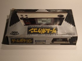 BOXED with 3 x CARTRIDGES Game Pocket Computer EPOCH VINTAGE 1984 Handheld LCD