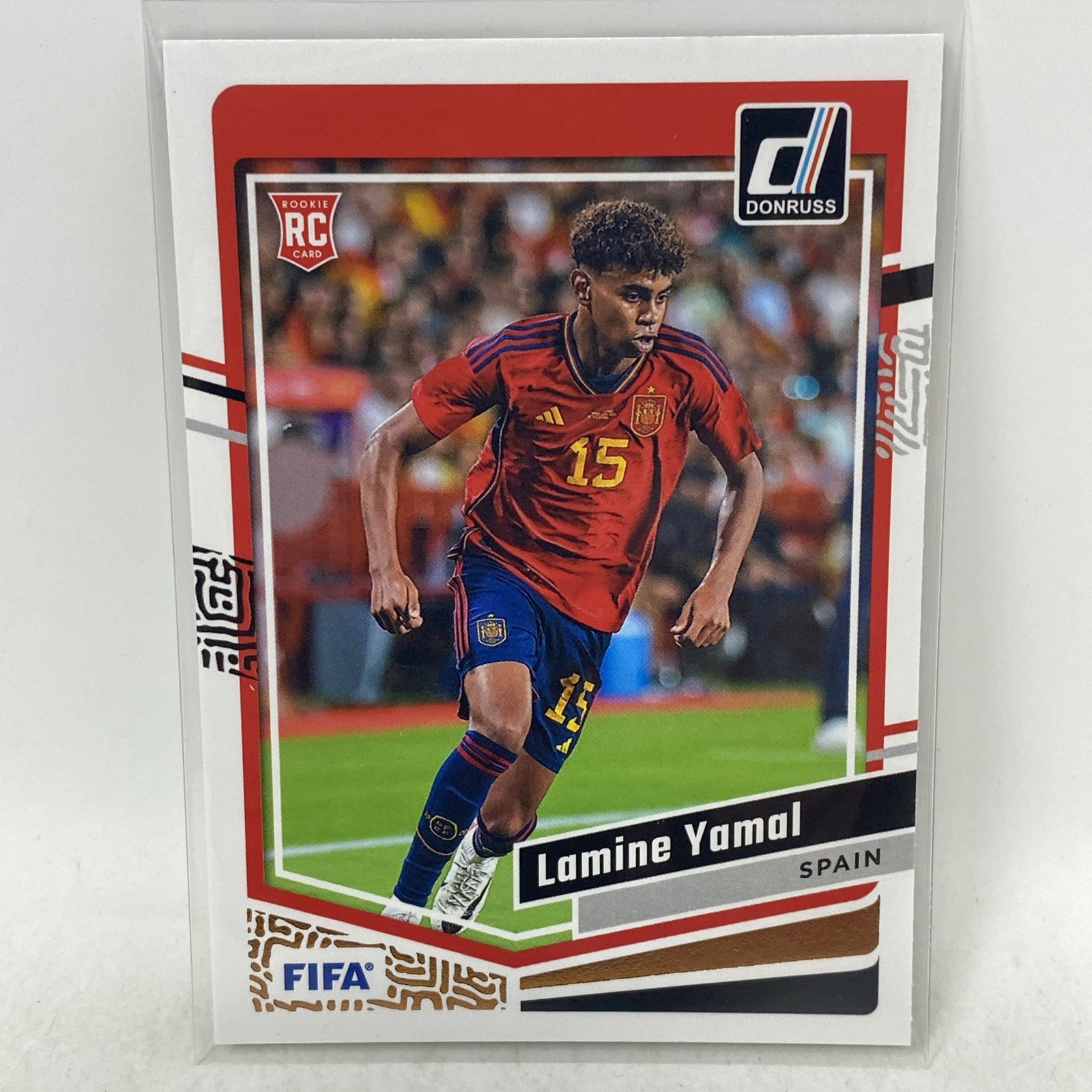 2023-24 Panini Donruss #54 LAMINE YAMAL Rookie Card (RC) Spain FIFA