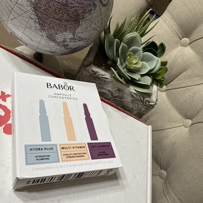 BABOR Travel Size - 3 Piece - Ampoule Concentrates - 2 ml each SEALED B