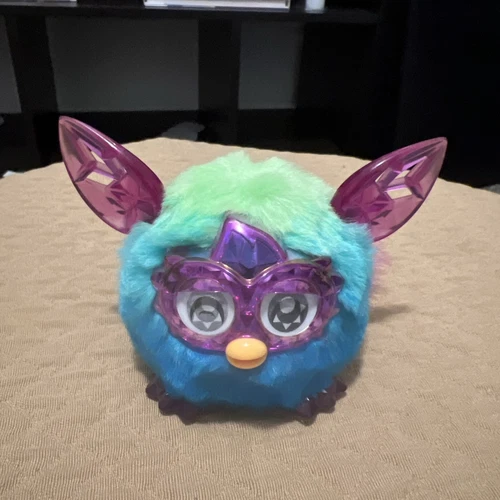 Furby Crystal Series Mini Furbling Lenticular Eyes Sounds Phrases 2013 Hasbro