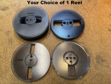 Your Choice  EMPTY Ampex, Sony, TDK or Scotch Smoked Gray plastic 7" takeup reel