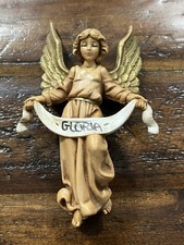 VTG Fonatanini Nativity Gloria Angel. Hanging Figure, Depose Italy 1983