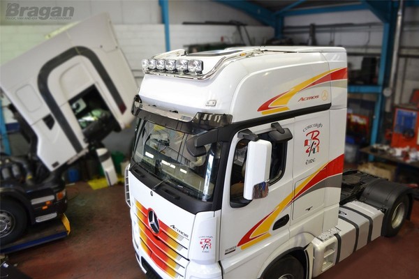DachträGer B+Flush LED FüR Mercedes Actros MP4 2012+ Giga Space Aus Edelstahl-image