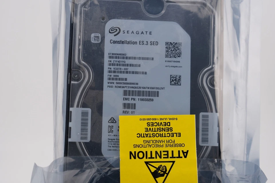 Seagate ST3000NM0063 Constellation ES.3 3TB 3.5" SAS HDD - Image 3 of 4