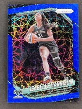 2025 Panini WNBA Prizm ISABELLE HARRISON Blue Velocity Prizm #12 NY Liberty