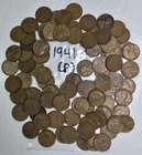 1941 Lincoln Wheat Copper Cent Penny P Philadelphia/No Mint 9 Oz Bulk Lot