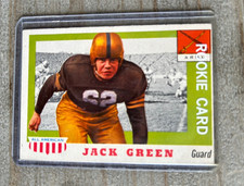 1955 Topps All American - Jack Green #53 Army VG-Ex
