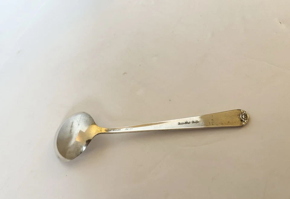 "Cuchara sopera cena Towle Rambler Rose 6,5"" esterlina" Foto 4 de 4