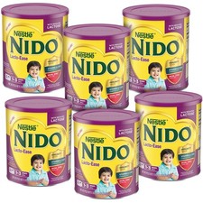 New Stock Nestle NIDO Lacto-Ease Toddler Formula 1.76 lb Powder Milk Cans 6 Pack