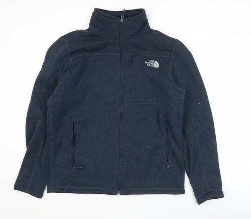 The North Face Herren Fleecejacke blau Full Zip Größe L Wandern