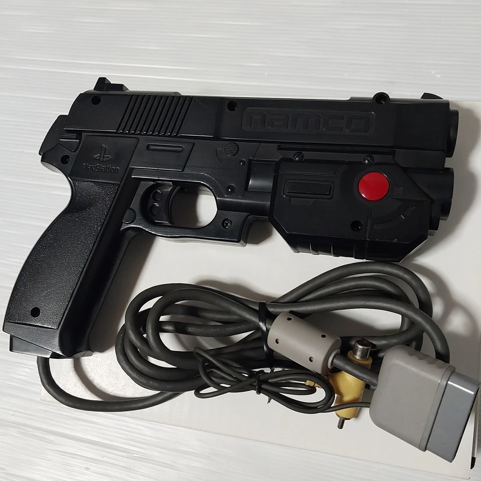 Gunbullet + 2 Guncon For PlayStation PS1 Namco NPC-103 Tested Import Japan - Image 3 of 4