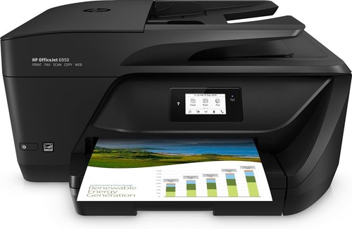 Multifunktions Drucker HP OfficeJet 6950 Fax LAN. Ohne Patronen Gerät Defekt!