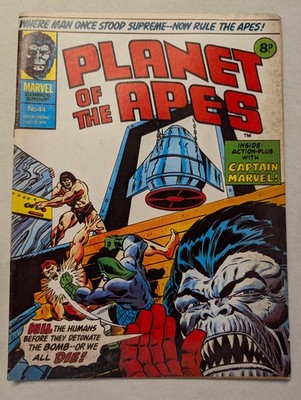 Planet of the Apes No 44, August 23rd 1975, Marvel UK