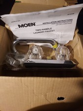Moen Model 4975 Two-Handle High Arc Laundry OR Bathroom Faucet, Chrome by Moen