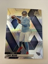 2025 Mosaic #382 Cam Ward Rookie Card SILVER PRIZM - No RC Shield - Titans