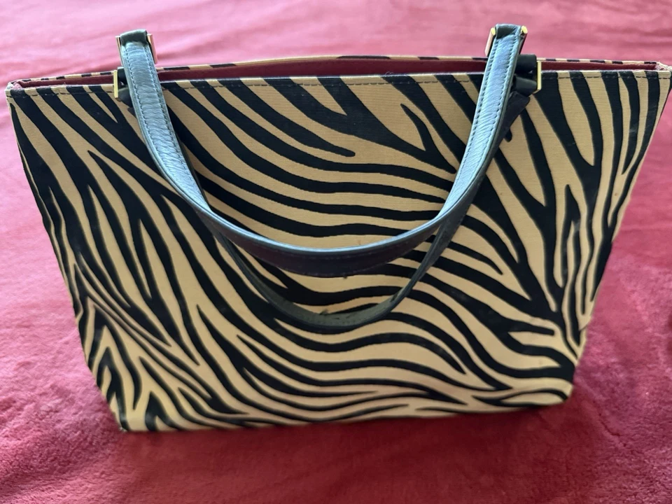 Vintage Y2K Tiger Striped Kate Spade Handbag