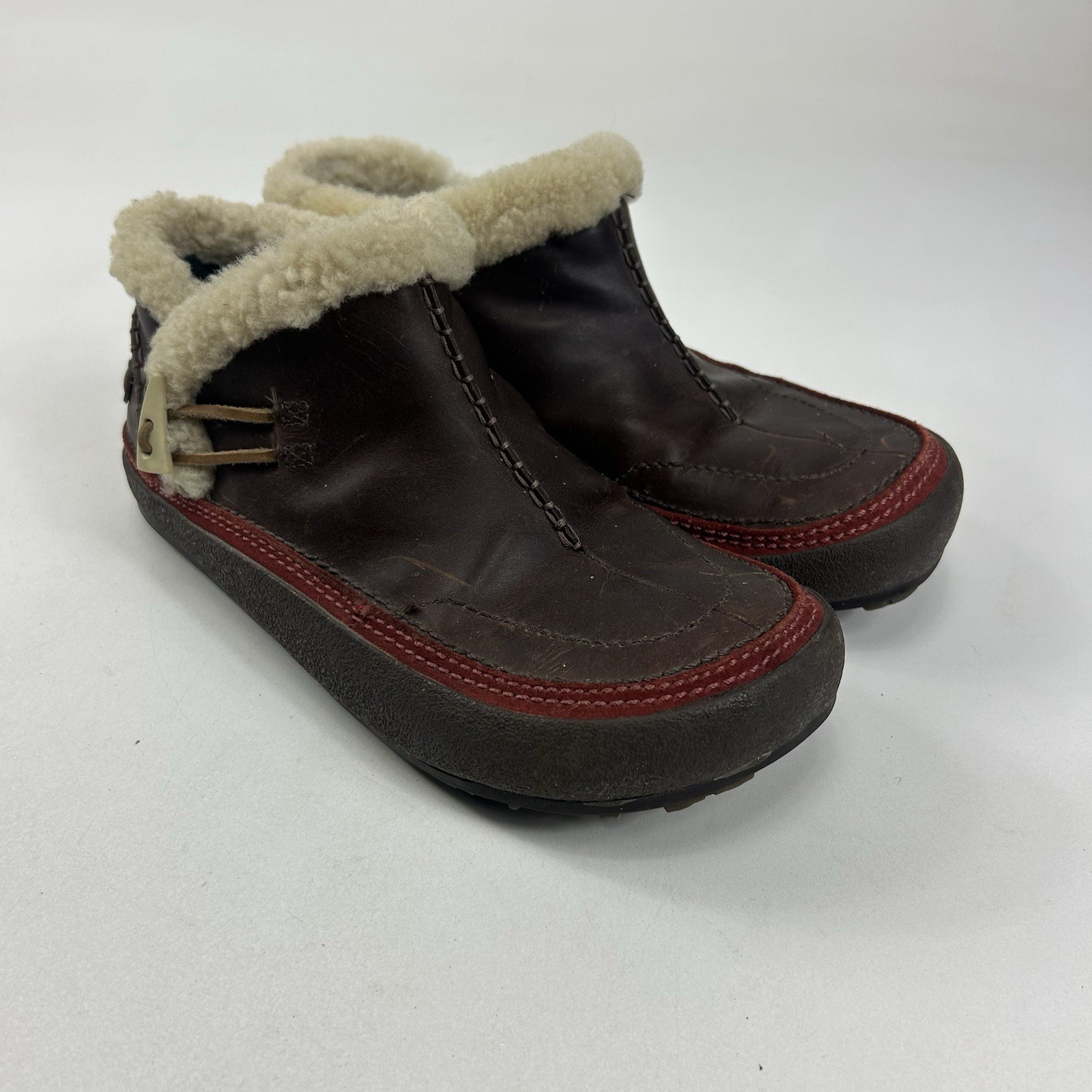 Merrell Spirit Tibet stivali bassi donna 10 marrone cannella scuro isolato caviglia