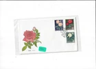 China Year 1984 Chinese Rose Stamp T93 on 2pcs FDC