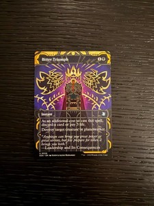bitter triumph mtg card Dry Erase Blank Tokens main image 1