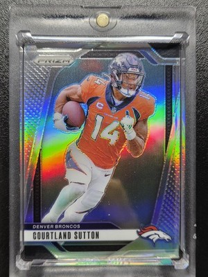 CORTLAND SUTTON Rare REFRACTOR SP BRONCOS Investment Non Auto Panini 