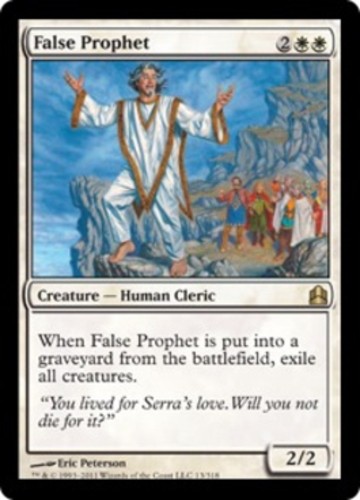1x False Prophet MTG - Commander 2011 - Moderate Play