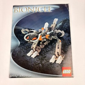 LEGO BIONICLE: Exo-Toa (8557) Incomplete Missing 2 Hooks On RH W/Instructions