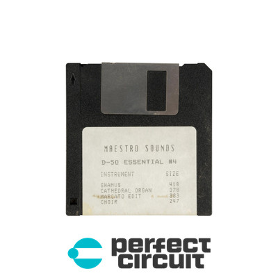 Maestro Sounds D-50 Essential #4 Ensoniq EPS Sound Disk VINTAGE PERFECT CIRCUIT
