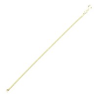 Cavill Panzerkette 925 Silber Vergoldet 45Cm Damen Schmuck Goldfarben