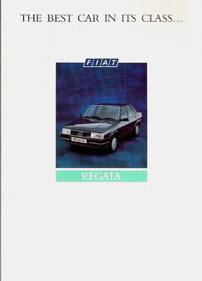 Fiat Regata 100S ie Best Value In Class 1987-1988 UK Faltprospekt Welches Auto